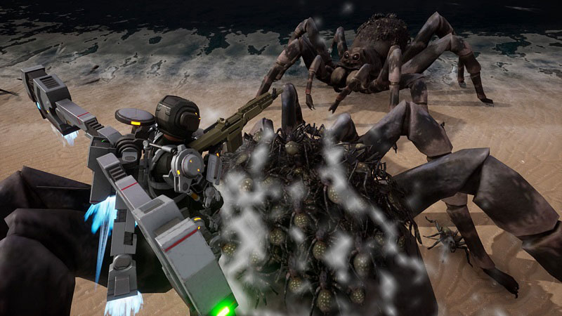 ชมภาพ Screenshots ชุดใหม่ของเกมถล่มแมลงยักษ์ล้างโลก Earth Defense Force: Iron Rain