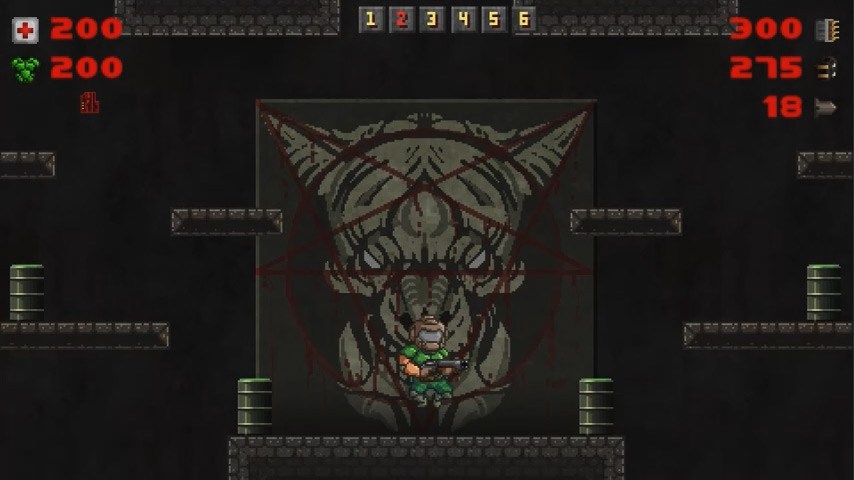 เจ๋งโครต !! มีมือดีนำเกม DOOM ภาคแรกไปสร้างแบบฉบับ 2D