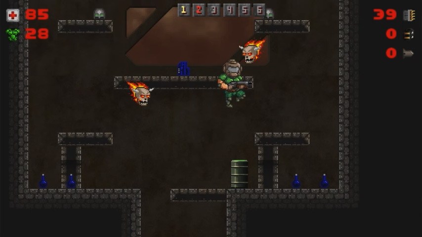 เจ๋งโครต !! มีมือดีนำเกม DOOM ภาคแรกไปสร้างแบบฉบับ 2D