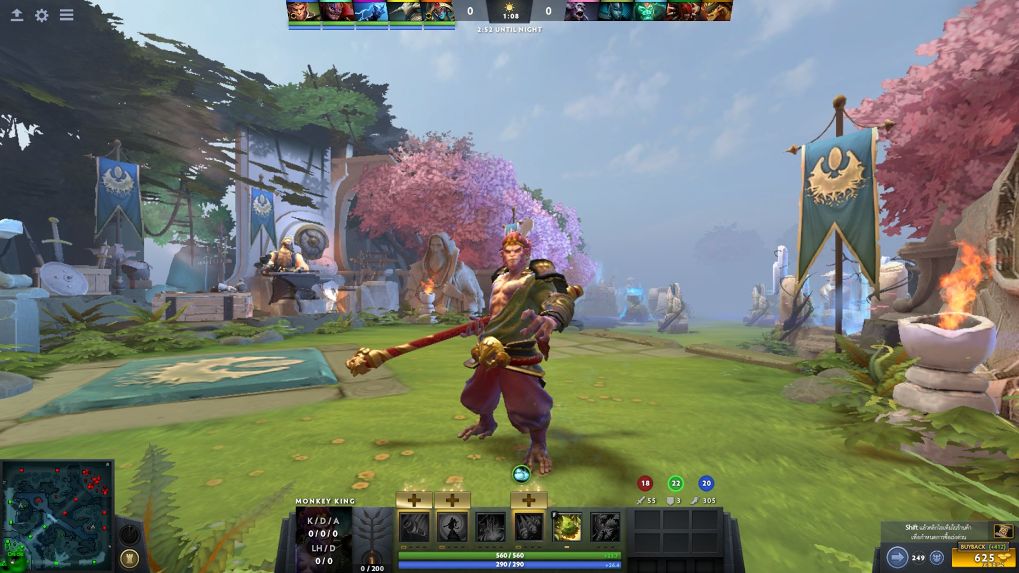 Dota 2 อัพเดทครั้งใหญ่แพท 7.00 พร้อมฮีโร่ใหม่ Monkey King