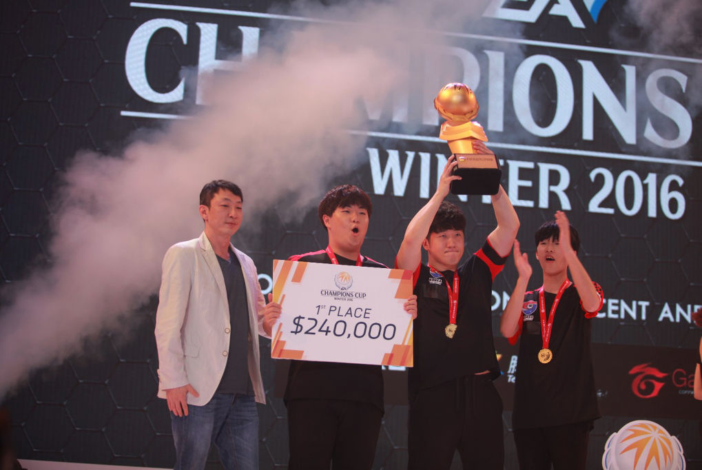ทีม adidas B จากเกาหลี โค่นแชมป์เก่า  คว้าแชมป์ระดับเอเชียในงาน EA CHAMPIONS CUP  WINTER 2016