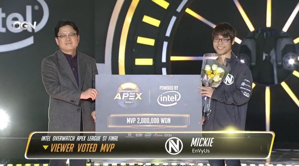 Mickie ผู้เล่น Overwatch ชาวไทยเข้าร่วมทีม Envyus คว้าแชมป์รายการ OGN Overwatch APEX Season 1