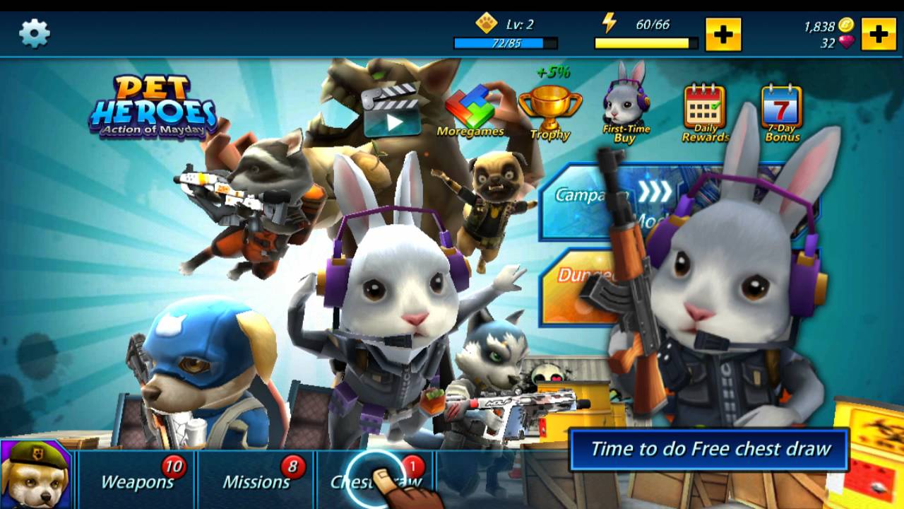 สงครามหมาแมว !! Action of Mayday: Pet Heroes เปิดให้บริการแล้ว !!