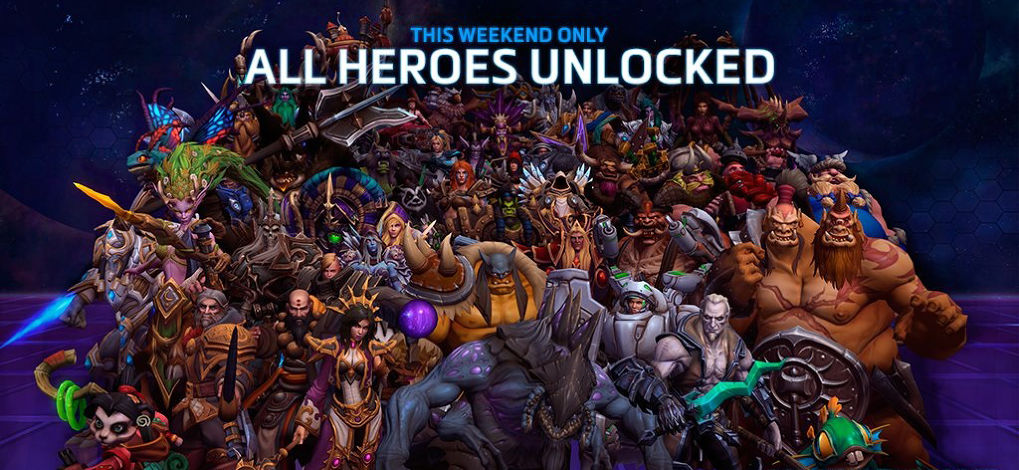 ใจป้ำ!! ช่วงสุดสัปดาห์นี้ Heroes of the Strom ให้ผู้เล่นเล่นฮีโร่ได้ทุกตัวฟรี!!