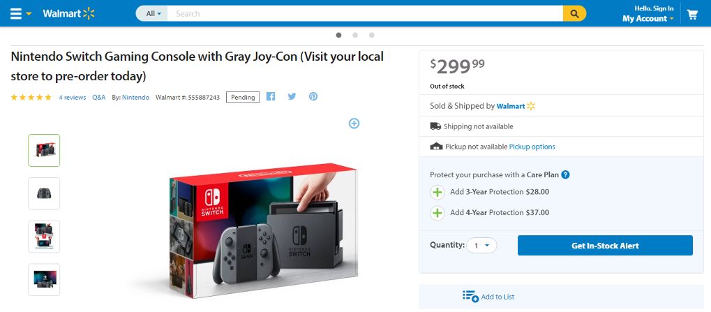 หมดคลัง!! ผู้จัดจำหน่าย Nintendo Switch ปิดรับ Pre-Order กันทั่วหน้า