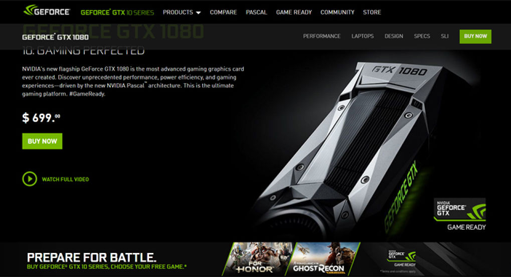 ซื้่อการ์ดจอวันนี้... แถมฟรี For Honor หรือ Ghost Recon Wildlands จ้าาาา !!