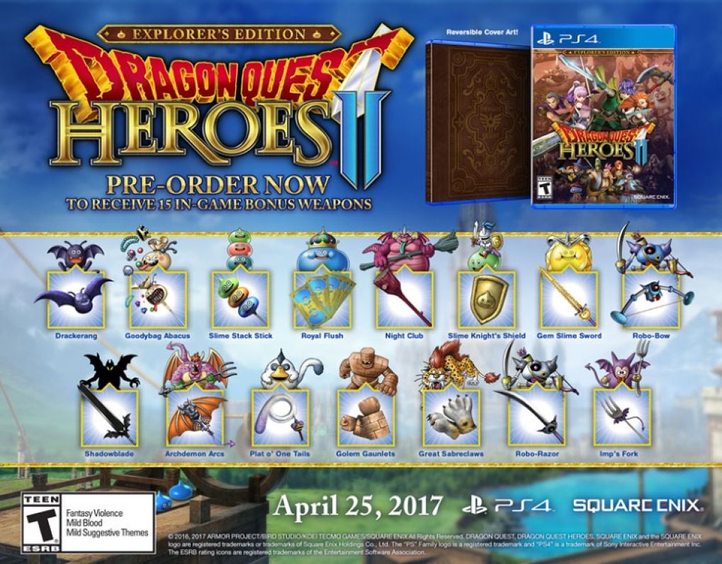 Dragon Quest Heroes 2 ประกาศวันวางจำหน่ายในเวอร์ชั่น PC ไม่ต้องงมภาษาญี่ปุ่นอีกต่อไป