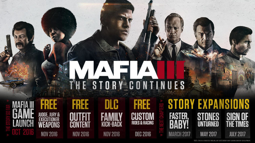 Mafia 3 เผยรายละเอียด DLC ตัวใหม่ 3 ตัวพร้อมเดือนที่วางจำหน่าย