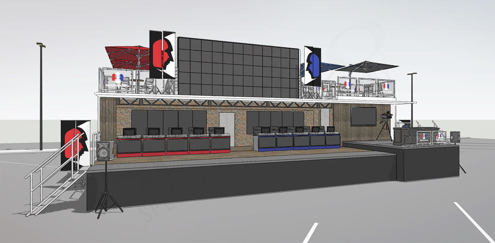 เก๋ๆ เลย eSports Arena เปิดรถบรรทุกที่สามารถเป็นเวที eSport ไว้แข่งนอกสถานที่ได้