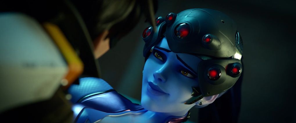 คำถามสั้นๆ คิดว่า Widowmaker ผิวสีอะไร ฟ้าหรือม่วง