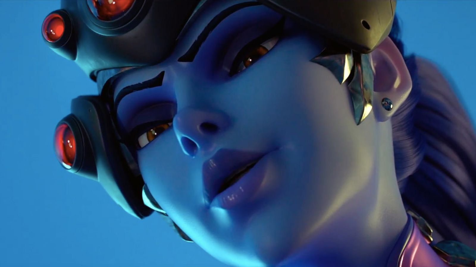 คำถามสั้นๆ คิดว่า Widowmaker ผิวสีอะไร ฟ้าหรือม่วง