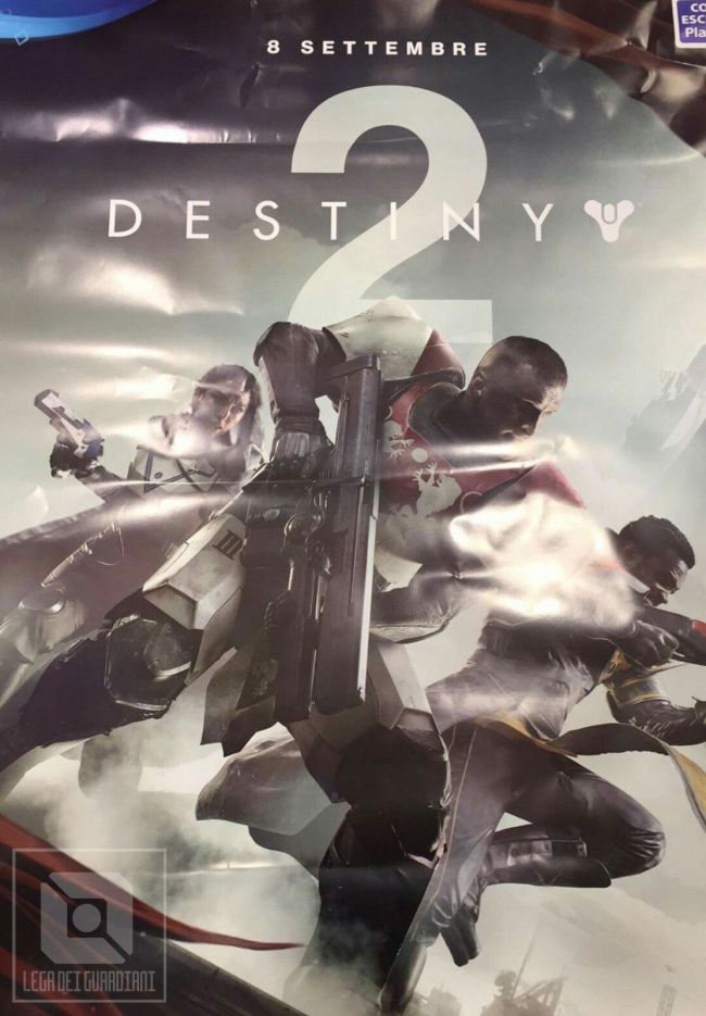 หลุด !! เว๊ปไซต์ค้าปลีกดังอิตาลี่หลุดภาพโปสเตอร์เกม Destiny 2 พร้อมวันวางจำหน่าย