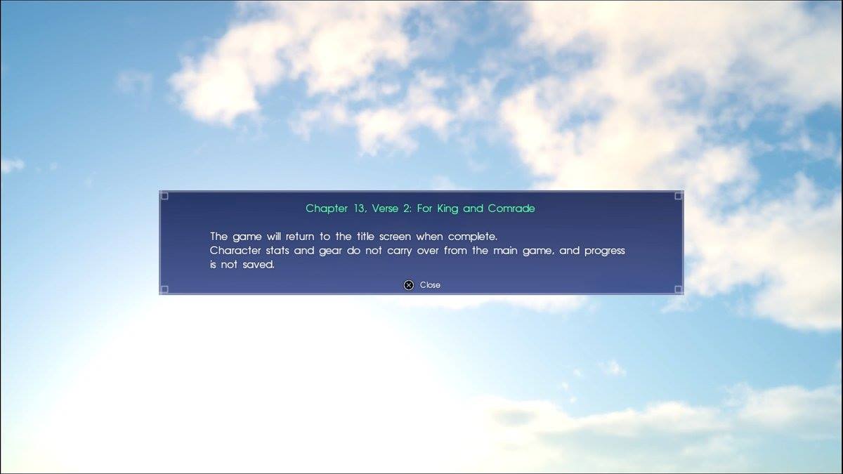 แพทช์ใหม่มาแล้ว! Final Fantasy XV กับการเติมเต็ม Chapter 13 ให้สมบูรณ์!