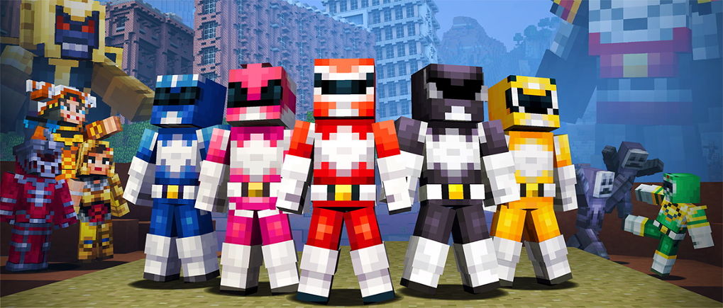 Minecraft มีสกินชุดใหม่ Go Go Power Rangers มาหมด 6 สีเลย