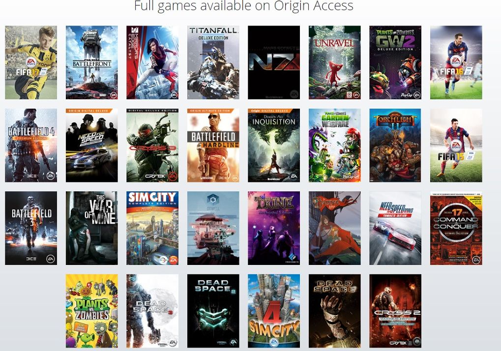 Origin Access ปล่อยให้ทดลอง 7 วันฟรี !! พร้อมเกมของ EA แบบจัดเต็ม