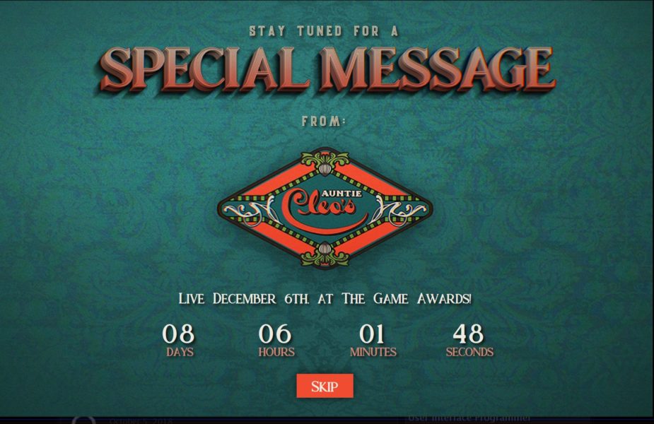 มีความเป็นไปได้ที่ BioShock จะกลับมาอีกครั้งภายในงาน The Game Awards 2018