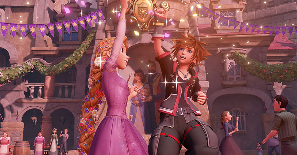 จัดเต็มโชว์โลกการ์ตูน Tangled เจ้าหญิงผมยาวราพันเซลจากเกม Kingdom Hearts III