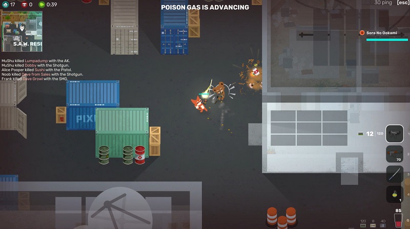 [Review] Super Animal Royale เหล่าก๊วนสัตว์โลกเปิดศึกสงครามชิงราชาแห่งพงไพร