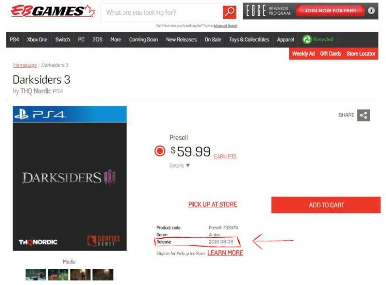 Darksiders 3 ประกาศวันเตรียมวางจำหน่ายแล้ว !!