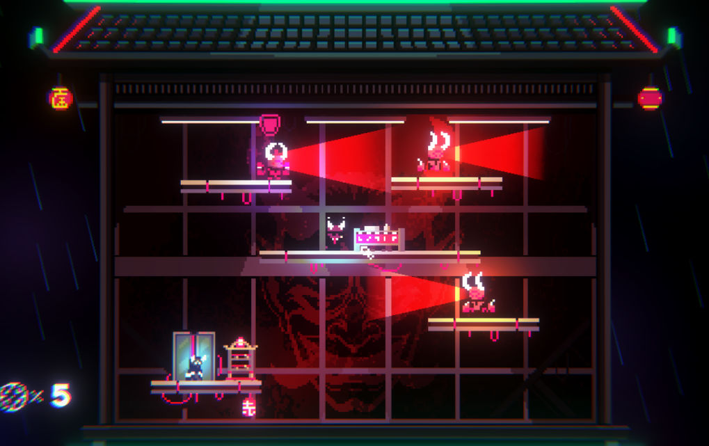 Oni Hunter เกมฟรีน่าเล่นบนเว็บบราวเซอร์ที่ Stealth กี่ทีก็ไม่มีเบื่อ