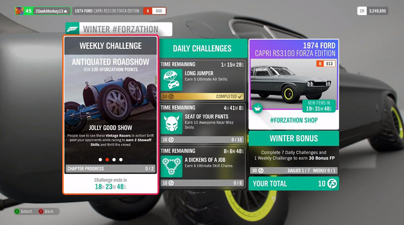 ฤดูหนาวเข้ามาเยือนใน Forza Horizon 4 แล้วพร้อมรายละเอียดข้อมูลชุดที่สาม