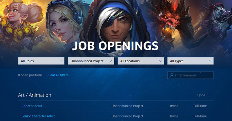 ลือกันว่า Blizzard กำลังพัฒนาเกมใหม่แนวต่อสู้ผจญภัยสุดตระการตาโดยเฉพาะกันอยู่