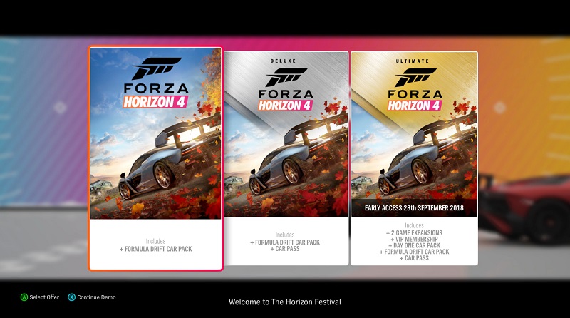 [Review] Forza Horizon 4 ฉบับ Demo เกมแข่งรถฟอร์มยักษ์สุดสมจริงแห่งปี 2018