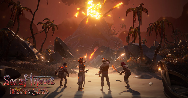 Sea of Thieves เลื่อนวางจำหน่ายเนื้อหาเสริม Forsaken Shores ออกไปอีก 1 สัปดาห์