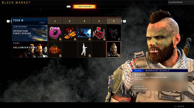COD: BO4 เพิ่มระบบ Black Market ปลดล็อคเลเวลเพื่อรับสกินแต่งปืนและ Emotes ใหม่ๆ